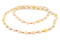 The Bead Chest Recycled Paper Bead Necklace from Uganda - Fair Trade African Jewelry (Cherry Cheesecake)